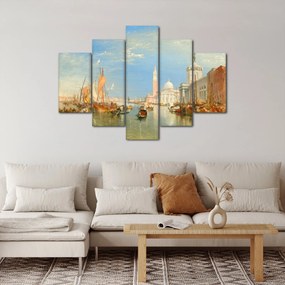 Tablou - Joseph Mallord William Turner, Venice the Dogana and San Giorgio Maggiore, reproducere (150x105 cm)