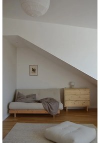 Canapea gri extensibilă 160 cm Roots - Karup Design
