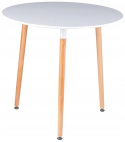 Masă rotundă ANELLO TRIPLE WHITE 60cm