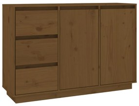 813807 vidaXL Servantă, maro miere, 111x34x75 cm, lemn masiv de pin