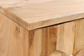 Comoda suspendata din lemn de salcam Mystic Living 160cm