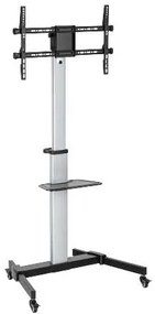 Suport mobil pentru TV Brateck FS44-46TW, aluminiu / negru