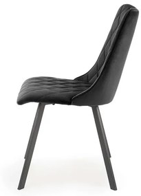 Scaun K450 velvet negru