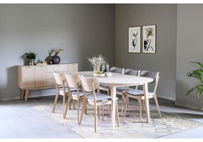 Scaune de dining gri 2 buc. Kato - Rowico