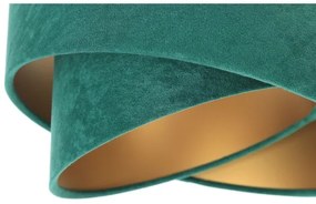 Lustră pe cablu GALAXY 3xE27/60W/230V verde/aurie