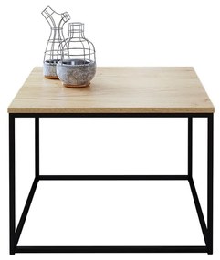 Masă de cafea Gwendolyn (negru mat + Stejar craft). 1059366