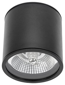 Spot pentru baie CHLOE AR111 1xGU10/12W/230V IP65 negru rotund