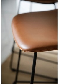 Scaune de bar maro coniac 2 buc. 89 cm Manning - Rowico