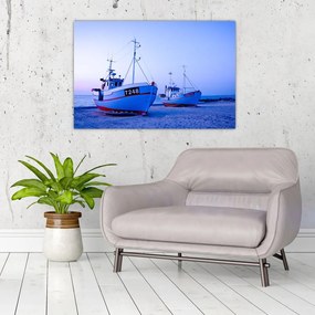 Tablou - Debarcarea în amurg (90x60 cm)