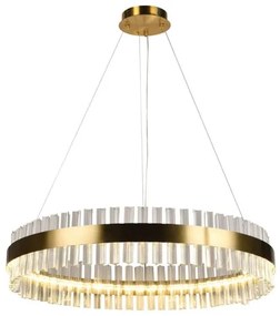 Lustră LED de cristal dimabilă pe cablu LED/55W/230V + telecomandă