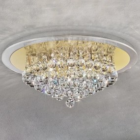 Plafonieră de cristal Orion DLU 2378/6/50 GLORIA 6xG9/40W/230V d. 50 cm auriu