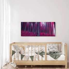 Tablou - Pădurea roz (120x50 cm)