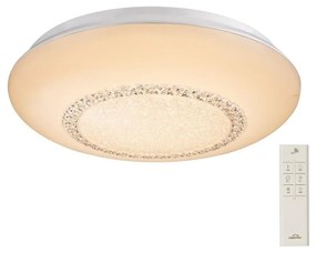 Plafonieră LED de cristal dimabilă Globo 41319-40 MARTINA LED/40W/230V + telecomandă