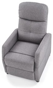 Fotoliu reglabil FELIPE, gri