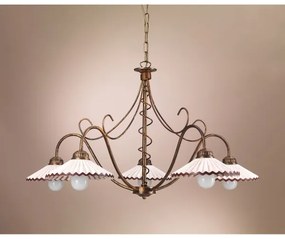 Lustră pe lanț ROSINA 5xE14/6W/230V ONLI