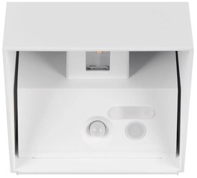 Corp de iluminat pentru exterior LED de perete cu senzor de mișcare cu USB (înălțime 10 cm) Genie – Trio