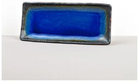 Farfurie servire din ceramică MIJ Cobalt, 29 x 12 cm, albastru