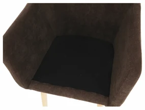 Zondo Scaun de sufragerie Danar (maro închis). 744857