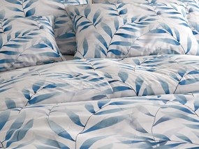 Lenjerie de pat din microfibra KOVENDI albastru-alb Dimensiune lenjerie de pat: 70 x 90 cm | 140 x 220 cm