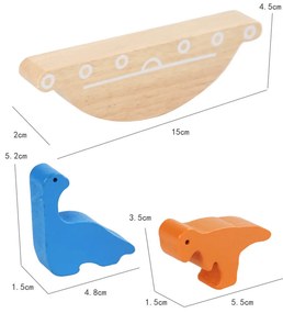 Jucărie de îndemânare din lemn pentru echilibrare animală