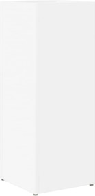 vidaXL Suport pentru umbrele Alb 25 x 24,5 x 64 cm Lemn compozit