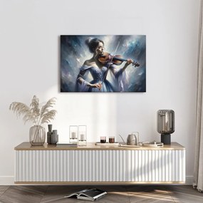 Tablou violonistă romantică