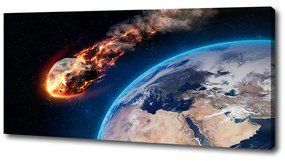 Print pe canvas Un meteorit care se încadrează