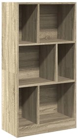 848005 vidaXL Bibliotecă, stejar sonoma, 57x28,5x107,5 cm, lemn prelucrat