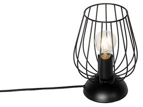 Lampă de masă modernă neagră cu fir - Palica