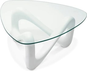 Masuta de cafea design LUX Aventura alb