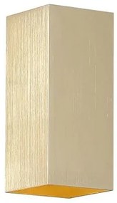 Aplica iluminat ambiental metal auriu Don Square 2