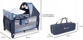 ShopJK PĂTUȚ DE CĂLĂTORIE LIONELO SVEN PLUS BLUE NAVY
