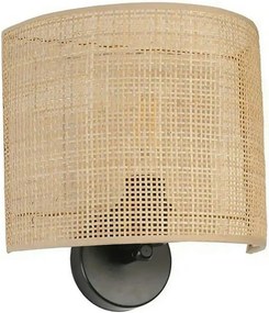 Aplica 846STL4127, bej/negru, lemn/metal, 25x25x20 cm