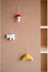 Bibliotecă din lemn de pin cu avizier Karup Design Slide