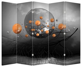 Paravan - Bile portocalii (210x170 cm)
