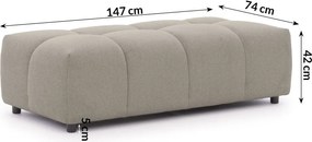 Taburet taupe Albane – Ropez