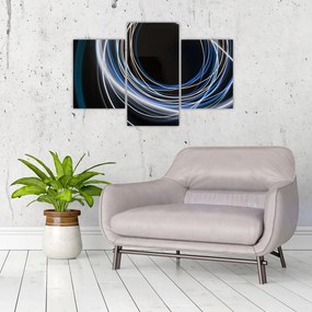 Tabloul cu linii albastre (90x60 cm)