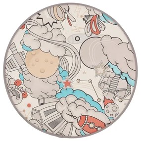 Plafonieră pentru copii KIDDY 2xE27/40W/230V alb/bej