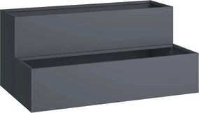 vidaXL Vază pentru Grădină Antracit 100 x 60 x 45 cm