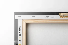 Tablou peisajul futurist în design alb-negru