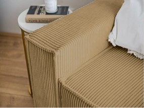 Fotoliu cu taburet SMART SET, mustariu