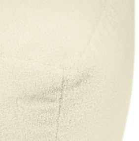 Fotoliu bean bag crem cu tapițerie din țesătură bouclé Up! MooG – SLOWDOWN
