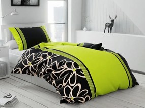 Lenjerie de pat din bumbac BELLA BLEND verde Dimensiune lenjerie de pat: 70 x 90 cm | 140 x 200 cm