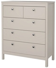 Comodă grej 82x99x38 cm Madrid – Tvilum