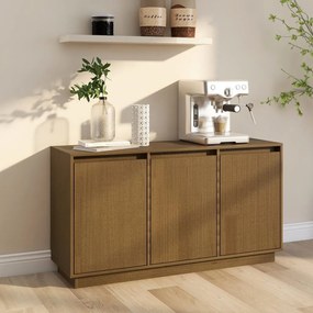 813812 vidaXL Servantă, maro miere, 111x34x60 cm, lemn masiv de pin