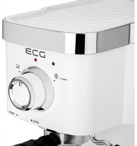 Espressor manual ECG ESP 20301 White, 1,25l, alb