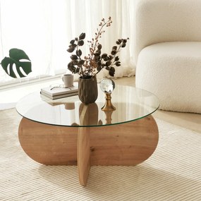 Măsuță de cafea Bubble Sapphire Oak