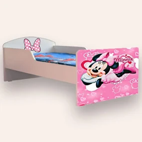 Patut copii de gradinita cu Minnie Mouse Mic 2-6 ani 130x60 cm Simplu Fara saltea CMG51900523905364
