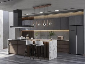Lustra cu 7 pendule LED suspendate Sapore