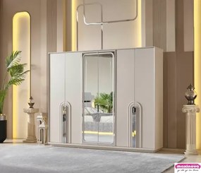 Mobilier dormitor dulap 6 usi,Parma